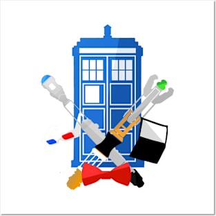 Doctor Who Vector TARDIS + Items Posters and Art